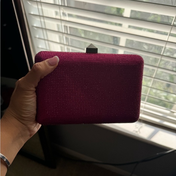 Rhinestone Stud Clasp Clutch - Picture 2 of 7